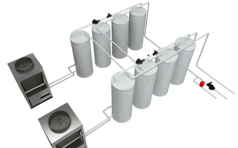 潤(rùn)瑞公司--空氣能模塊承壓熱水不講武德，只拼技術(shù)